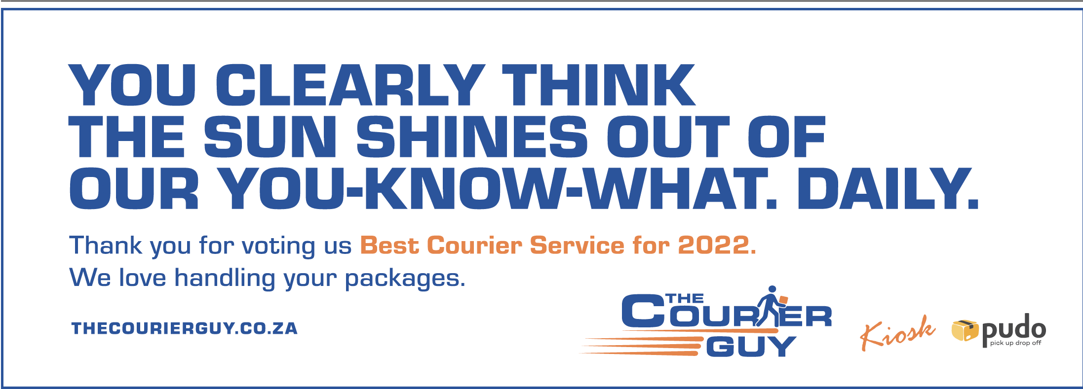 The Courier Company That Keeps On Delivering takes Platinum In Daily